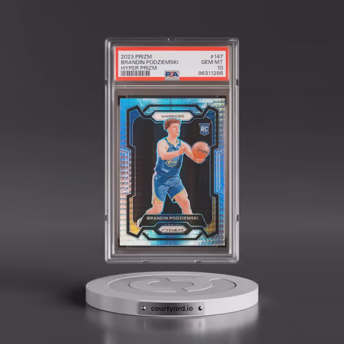 2023 Panini Prizm #147 Brandin Podziemski - Hyper Prizm (PSA 10 GEM MINT)