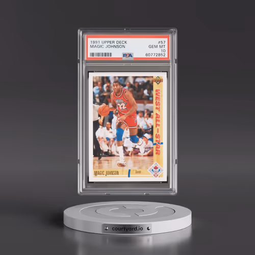 1991 Upper Deck #57 Magic Johnson (PSA 10 GEM MINT)