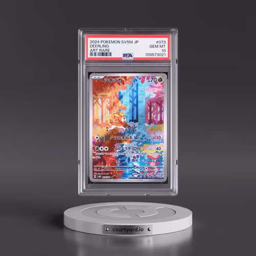 2024 Pokémon Sv5m-Cyber Judge #073 Deerling - Art Rare (PSA 10 GEM MINT)