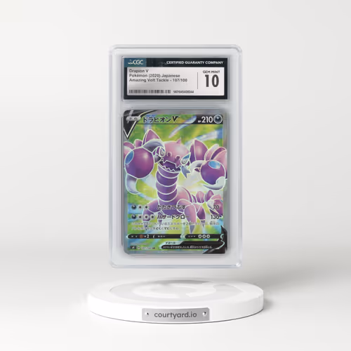 2020 Amazing Volt Tackle #107/100 Drapion V - Super Rare Holo (CGC 10 GEM MINT)