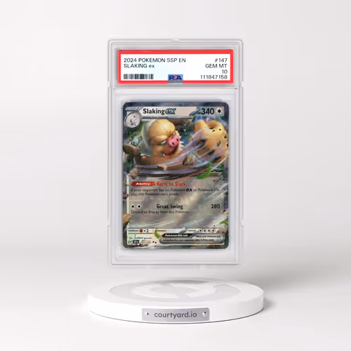 2024 Pokémon Ssp EN-Surging Sparks #147 Slaking EX - Holo (PSA 10 GEM MINT)