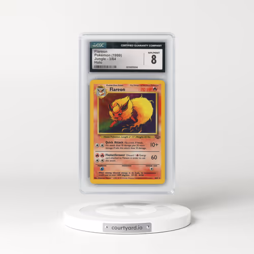 1999 Jungle #3/64 Flareon - Holo (CGC 8 NM-MT)