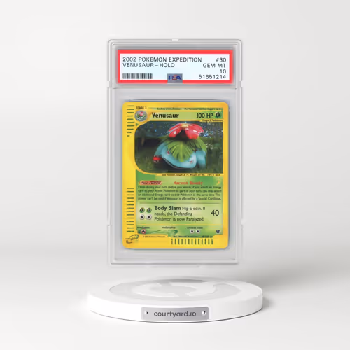 2002 Pokémon Expedition #30 Venusaur - Holo (PSA 10 GEM MINT)