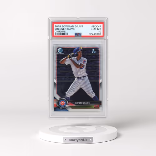 2018 Bowman Draft #BDC47 Brennen Davis - Chrome (PSA 10 GEM MINT)