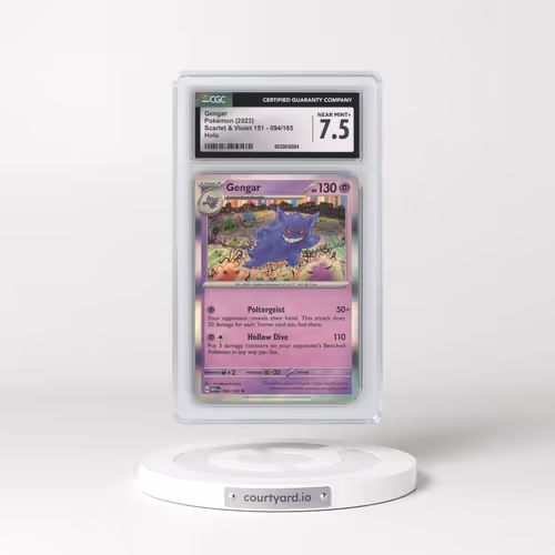 2023 Scarlet & Violet 151 - MEW EN #094/165 Gengar - Holo (CGC 7.5 NM+)