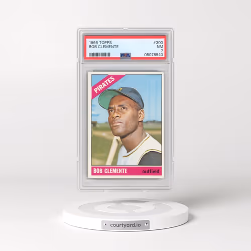 1966 Topps #300 Bob Clemente (PSA 7 NM)