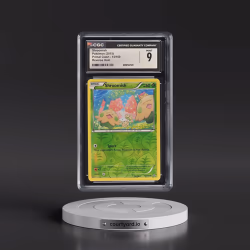 2015 Primal Clash #15/160 Shroomish - Reverse Holo (CGC 9 MINT)