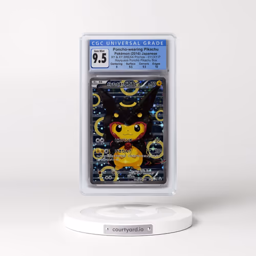 2013 XY & XY BREAK Promo #231/XY-P Poncho-Wearing Pikachu - Rayquaza Poncho Pikachu Box (CGC 10 GEM