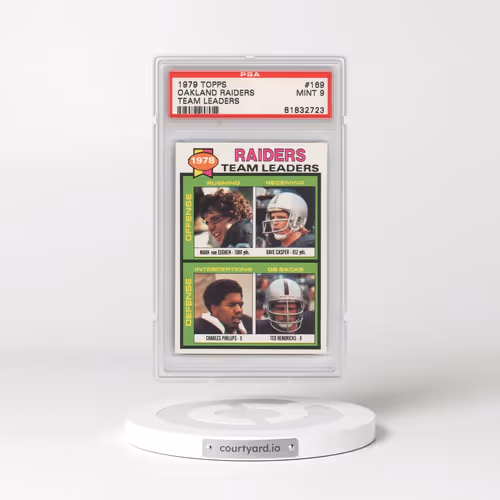 1979 Topps #169 Oakland Raiders (PSA 9 MINT)