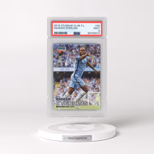 2016 Stadium Club Premier League #30 Raheem Sterling (PSA 9 MINT)