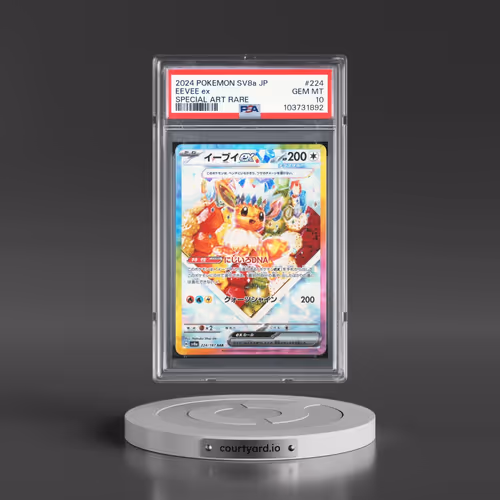 2024 Pokémon Sv8a-Terastal Fest EX #224 Eevee EX - Holo Special Art Rare (PSA 10 GEM MINT)