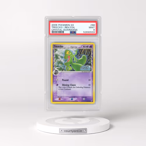 2006 Pokémon EX Crystal Guardians #68 Treecko - Reverse Foil (PSA 9 MINT)