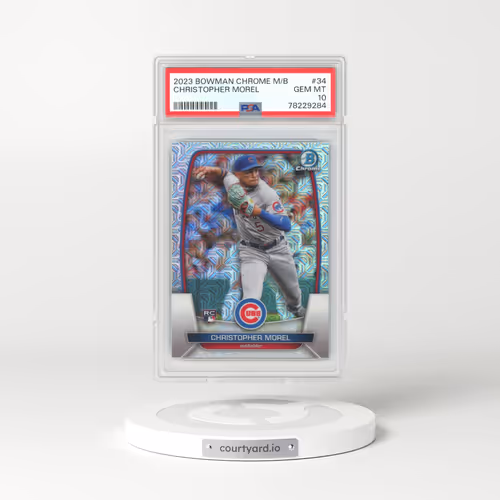 2023 Bowman Mega Box Chrome #34 Christopher Morel (PSA 10 GEM MINT)