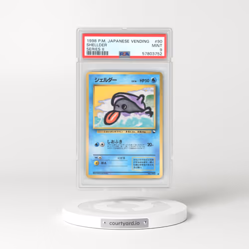 1998 Pokémon Vending #90 Shellder - Series II (PSA 9 MINT)