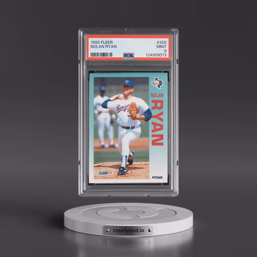 1992 Fleer #320 Nolan Ryan (PSA 9 MINT)