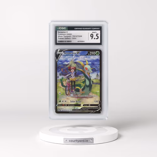 2022 Silver Tempest #TG13/TG30 Serperior V - Trainer Gallery Holo (CGC 9.5 MINT+)
