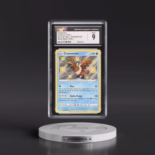 2021 Shining Fates #SV030/SV122 Cramorant - Shiny Vault Holo (CGC 9 MINT)