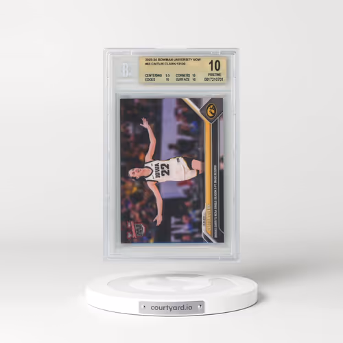 2023 Bowman U Now #63 Caitlin Clark (BGS 10 PRISTINE)