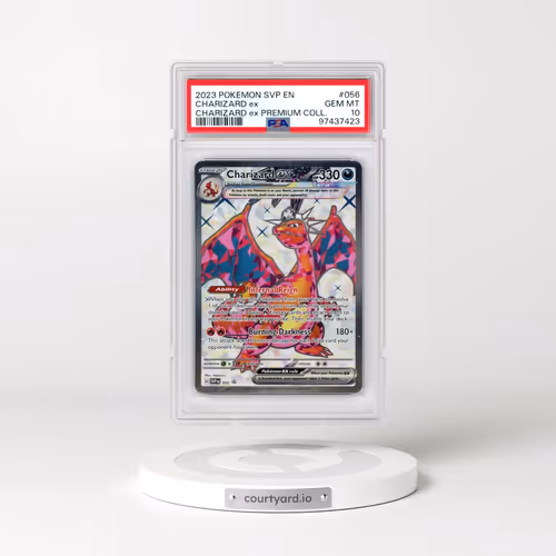 2023 Pokémon Svp EN-SV Black Star Promo #056 Charizard EX - Holo Charizard EX Premium Collection (PS