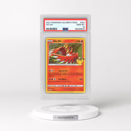 2021 Pokémon Celebrations #001 HO-Oh (PSA 10 GEM MINT)