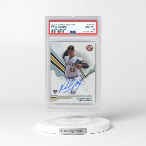 2024 Topps Pristine Pristine Autographs #PAPS Paul Skenes (PSA 10 GEM MINT)