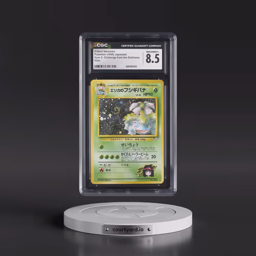 1999 Gym 2: Challenge from the Darkness Erika's Venusaur - Holo (CGC 8.5 NM-MT+)