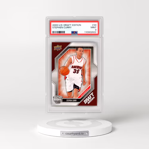 2009 Upper Deck Draft Edition #34 Stephen Curry (PSA 9 MINT)