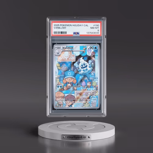 2025 Pokémon Holiday Calendar #190 Vanillish (PSA 8 NM-MT)