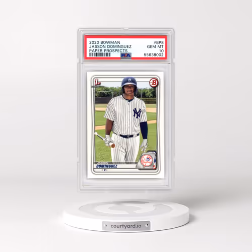 2020 Bowman Paper Prospects #BP8 Jasson Dominguez (PSA 10 GEM MINT)