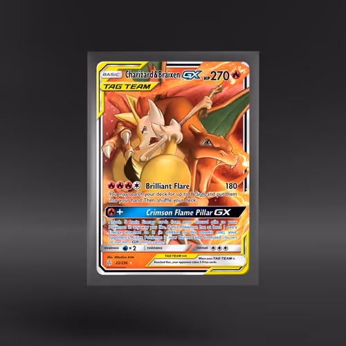 Cosmic Eclipse #22/236 Charizard & Braixen-GX