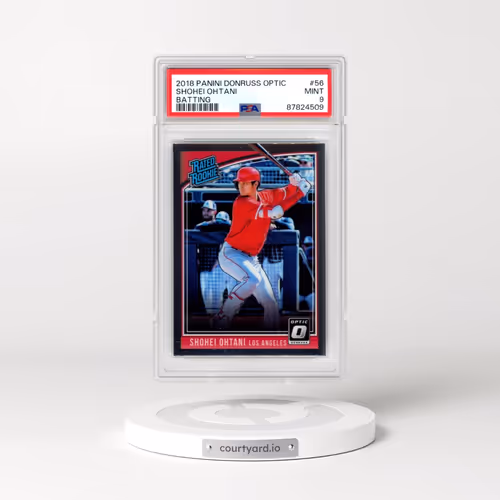 2018 Panini Donruss Optic #56 Shohei Ohtani - Batting (PSA 9 MINT)