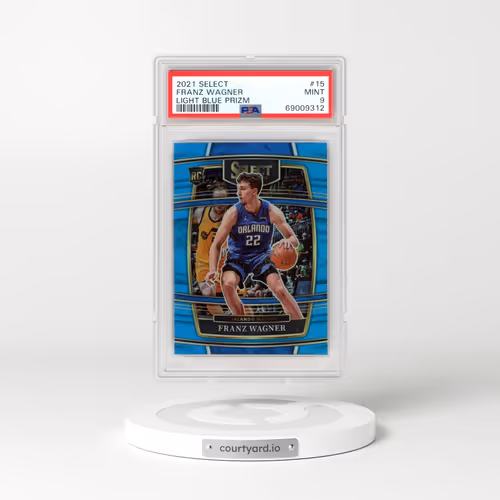 2021 Panini Select #15 Franz Wagner - Light Blue Prizm (PSA 9 MINT)