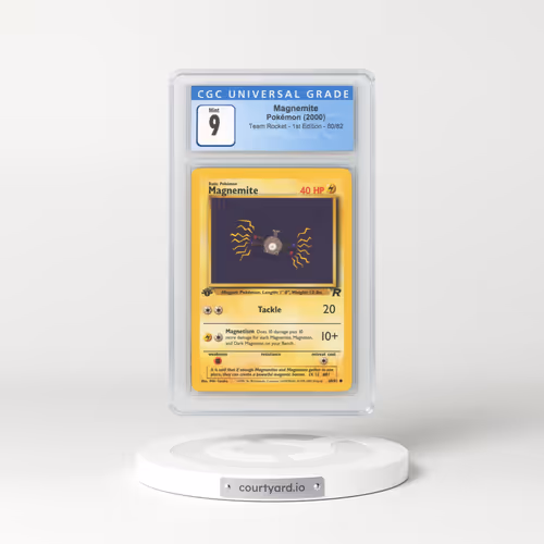 2000 Team Rocket #60/82 Magnemite - 1st Edition 1st Edition (CGC 9 MINT)