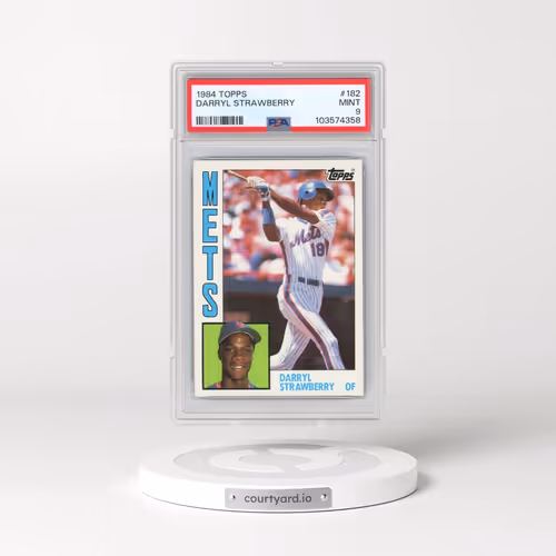 1984 Topps #182 Darryl Strawberry (PSA 9 MINT)