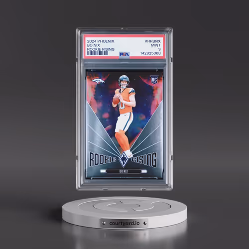 2024 Panini Phoenix Rookie Rising #RRBNX Bo Nix (PSA 9 MINT)