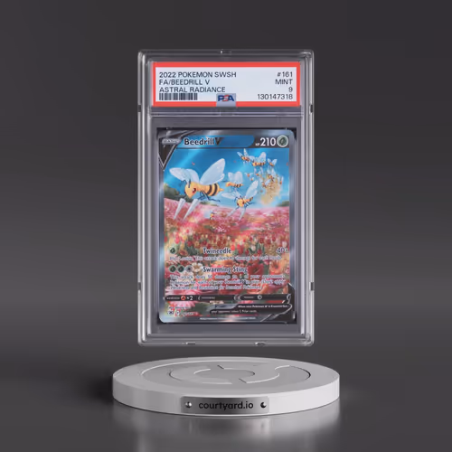 2022 Pokémon Sword & Shield Astral Radiance #161 Beedrill V - Holo Full Art (PSA 9 MINT)
