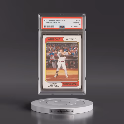2023 Topps Heritage #209 Corbin Carroll (PSA 10 GEM MINT)