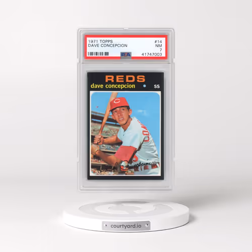 1971 Topps #14 Dave Concepcion (PSA 7 NM)