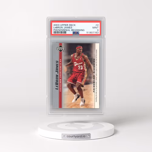 2003 Upper Deck Lebron James Phenomenal Beginnings #2 LeBron James (PSA 9 MINT)