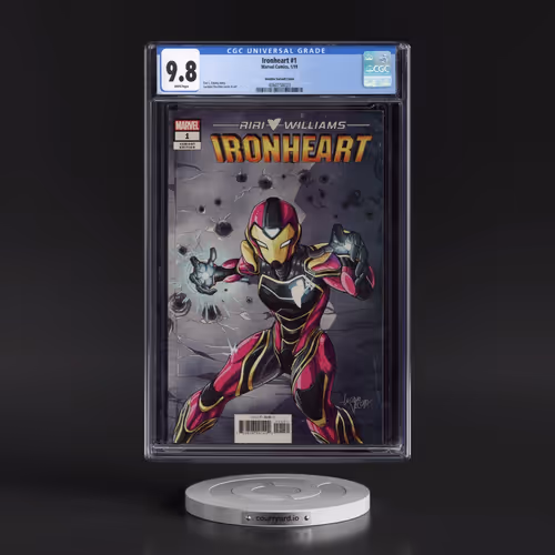 Ironheart #1 CGC 9.8 White Pages (Marvel Comics, 1/19) - Universal Vecchio Variant Cover