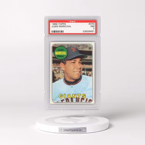 1969 Topps #370 Juan Marichal (PSA 7 NM)