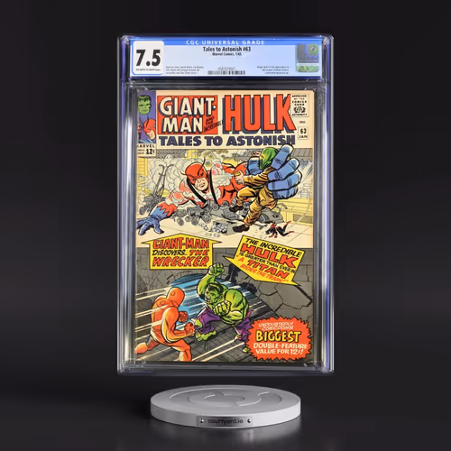 Tales to Astonish #63 CGC 7.5 Off-white to White Pages (Marvel Comics, 1/65)