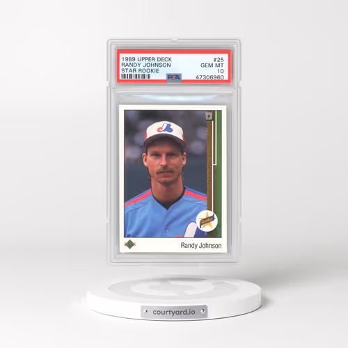 1989 Upper Deck #25 Randy Johnson - Star Rookie (PSA 10 GEM MINT)