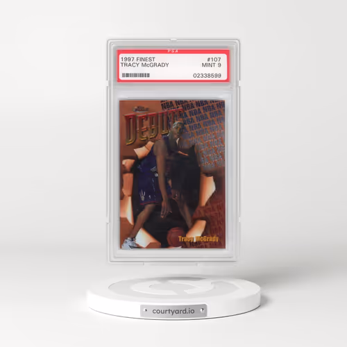 1997 Finest #107 Tracy McGrady (PSA 9 MINT)