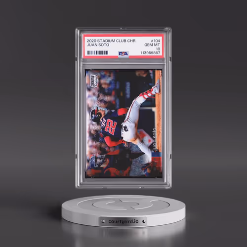 2020 Stadium Club Chrome #104 Juan Soto (PSA 10 GEM MINT)