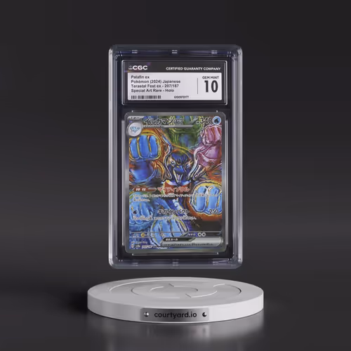 2024 High Class Pack: Terastal Fest ex - sv8a #207/187 Palafin ex - Special Art Rare Holo (CGC 10 GE