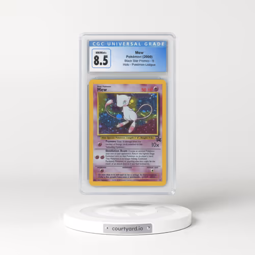 1999 Black Star Promos #9 Mew - Holo Pokémon League (CGC 8.5 NM-MT+)