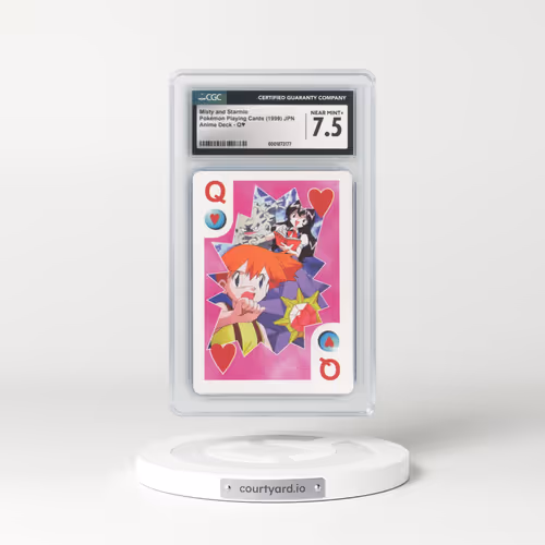 1999 Anime Deck (1999 Big Pokeball Back) #Q§ Misty and Starmie (CGC 7.5 NM+)
