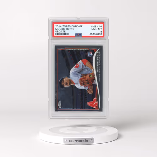 2014 Topps Chrome Update #MB-46 Mookie Betts (PSA 8 NM-MT)