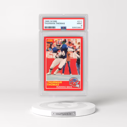 1989 Score #211 Thurman Thomas (PSA 9 MINT)